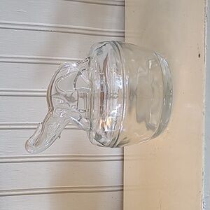 Vintage Jeanette Glass Elephant Trinket Jar